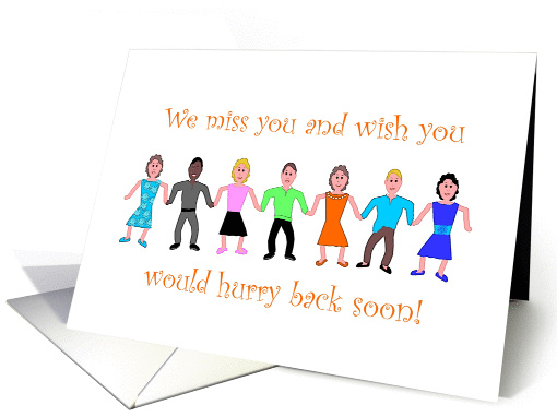 From All of Us, Be Well Soon! for Colleague, Co-worker card (879139)