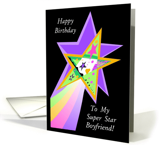 Super Star Boyfriend, Happy Birthday! card (880081)