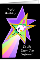Super Star Boyfriend, Happy Birthday! card