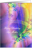 Happy Birthday, Step Mother! Festive Fantasy card