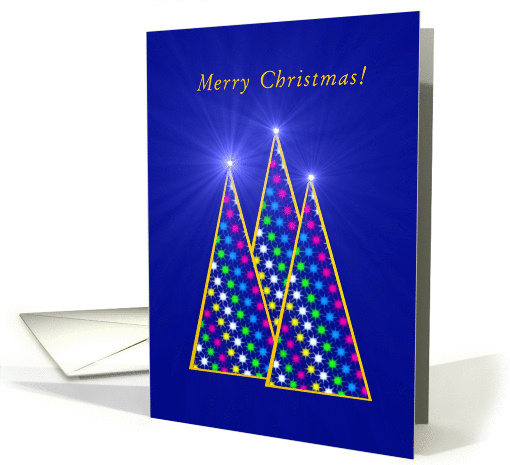 Business to Customers, Holiday Trees Light Up the Night card (883292)