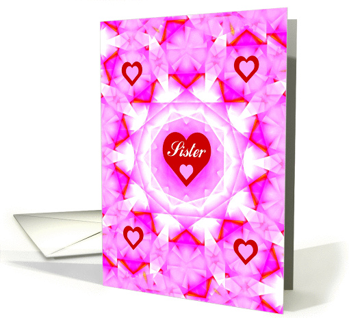 Sister, Happy Valentine's Day, Heart Full of Love card (888311)