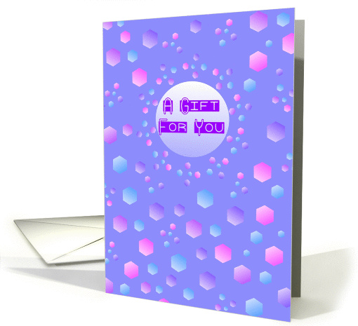 A Gift For You!, Bridal Shower, Organized Chaos card (906624)