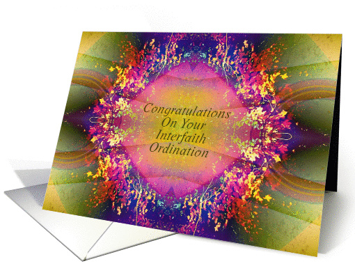 Congratulations, Interfaith Ordination, Blessed Be! card (914052)