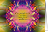 Congratulations, Interfaith Ordination, Blessed Be! card