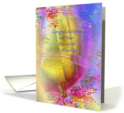 Congratulations, Interfaith Ordination, Blessed Be! card (916048)