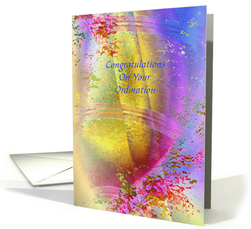 Congratulations, Ordination, World of Peace card (916050)
