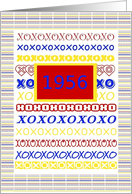 Happy Birthday, Born in 1956!, Hugs and Kisses card