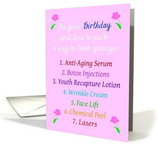 Happy Birthday, Beautiful Choices card (957079)