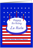 Military, La Nieta (Spanish), Happy Birthday! card