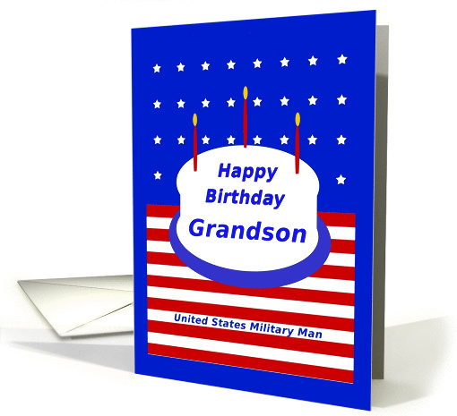 Military, Grandson, Happy Birthday! card (968843)