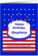 Military, Nephew, Happy Birthday! card