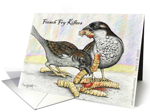 French Fry Killers card (422779)