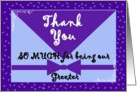 Wedding Thank You - GREETER card