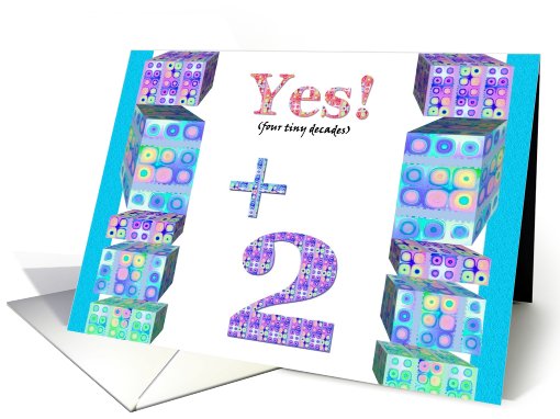 42ND BIRTHDAY - With Colorful Gifts card (428577)