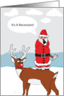 Santa Hunts for Dinner card
