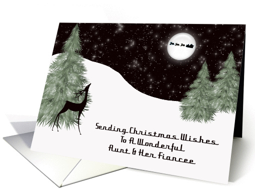 Reindeer Aunt & Her Fiancee Christmas card (1453344)