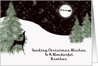 Reindeer Brother Christmas Card