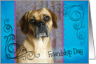 Friendship Day card featuring a Puggle card