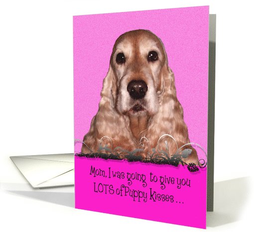 Mothers Day Card Licker License - featuring an English... (574459)