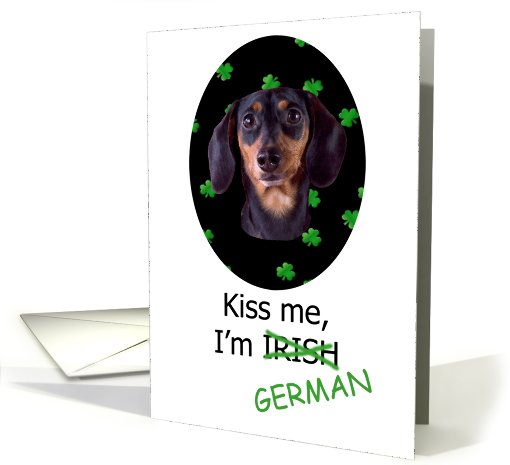 St. Patricks Card - Kiss Me, I'm Irish (German) -... (576160)