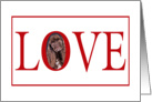 Valentine’s Love Greeting - featuring a brown American Cocker Spaniel card