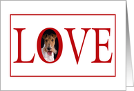 Valentine’s Love Greeting - featuring a Wire Fox Terrier card