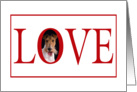 Valentine’s Love Greeting - featuring a Wire Fox Terrier card