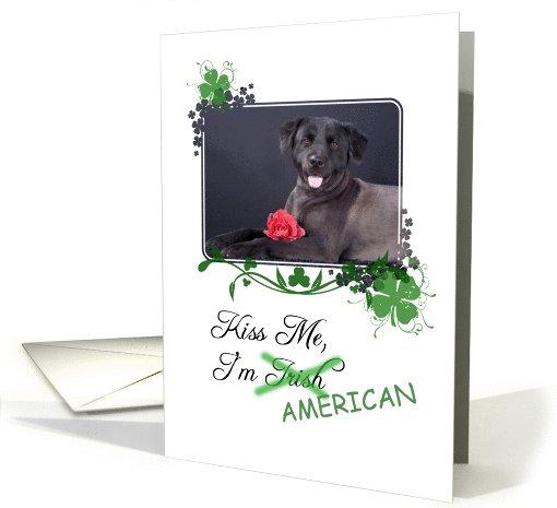 Kiss Me, I'm Irish (American)! - St Patrick's Day card (771571)