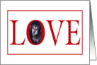 Valentine’s Love Greeting - featuring a Labrador Retriever card