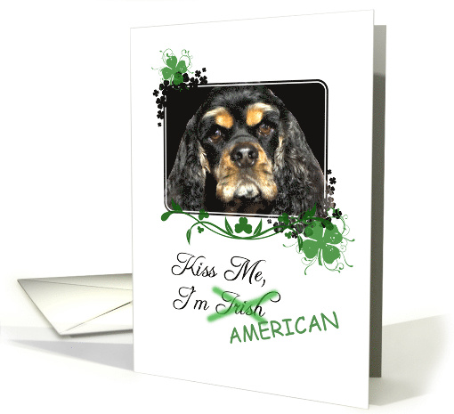 Kiss Me, I'm Irish (American)! - St Patrick's Day card (772223)