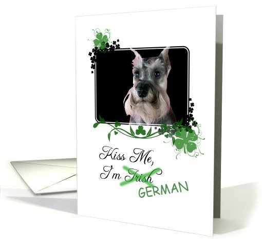 Kiss Me, I'm Irish (German)! - St Patrick's Day card (772252)