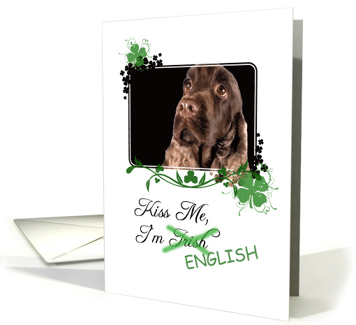Kiss Me, I'm Irish (English)! - St Patrick's Day card (772254)