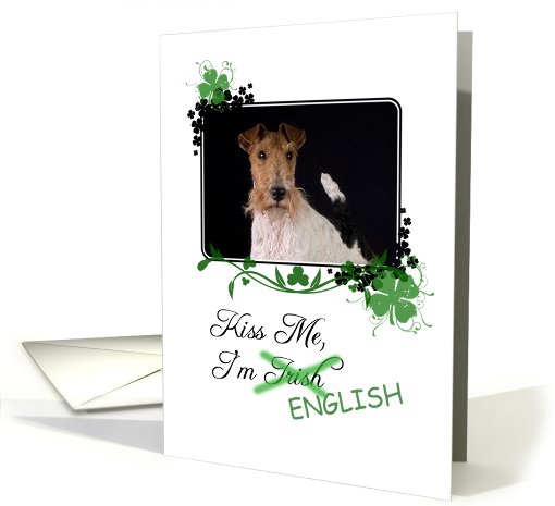 Kiss Me, I'm Irish (English)! - St Patrick's Day card (772256)