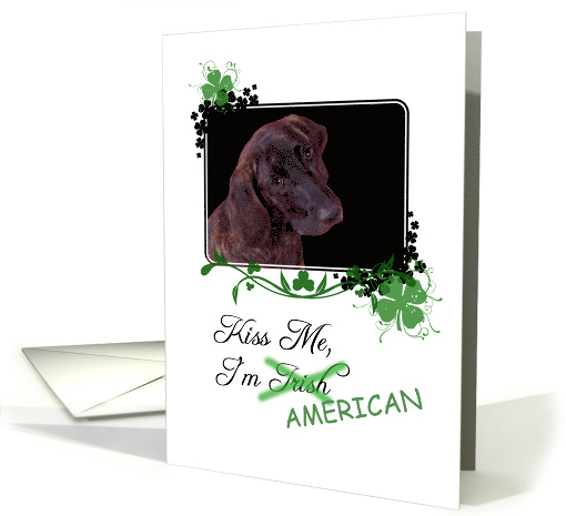 Kiss Me, I'm Irish (American)! - St Patrick's Day card (772262)