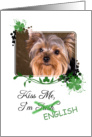 Kiss Me, I’m Irish (English) - St Patrick’s Day card