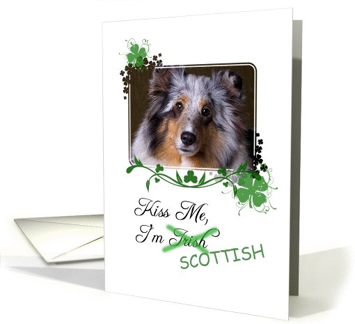 Kiss Me, I'm Irish (Scottish) - St Patrick's Day card (772429)