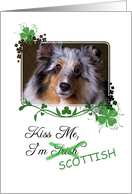 Kiss Me, I’m Irish (Scottish) - St Patrick’s Day card