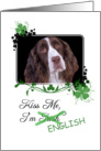 Kiss Me, I’m Irish (English) - St Patrick’s Day card