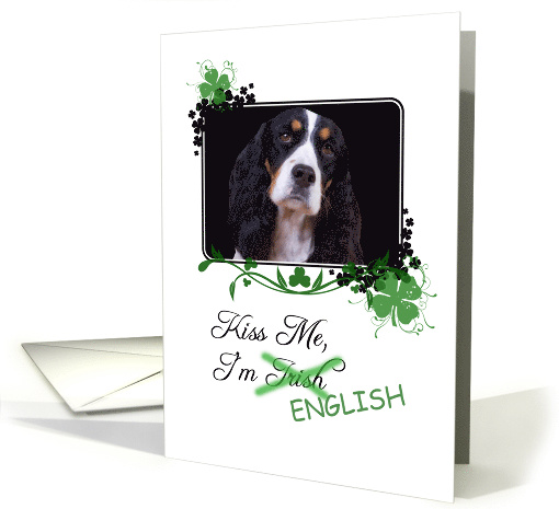 Kiss Me, I'm Irish (English) - St Patrick's Day card (772509)