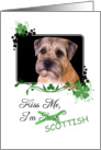 Kiss Me, I’m Irish (Scottish)! - St Patrick’s Day card