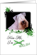 Kiss Me, I’m Irish (Welsh)! - St Patrick’s Day card