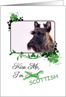 Kiss Me, I’m Irish (Scottish)! - St Patrick’s Day card