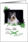 Kiss Me, I’m Irish (Polish)! - St Patrick’s Day card