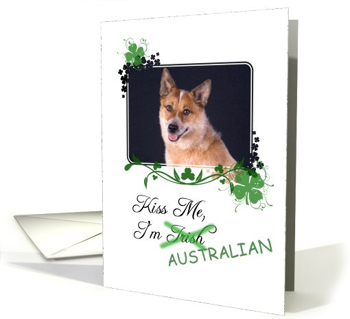 Kiss Me, I'm Irish (Australian)! - St Patrick's Day card (773069)