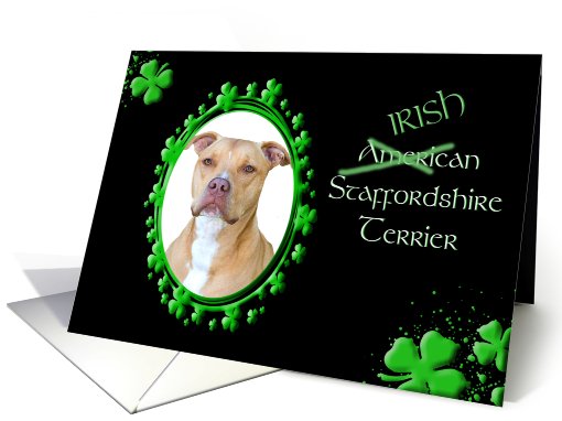 St Patrick's Greeting Card - (Irish) American... (773073)