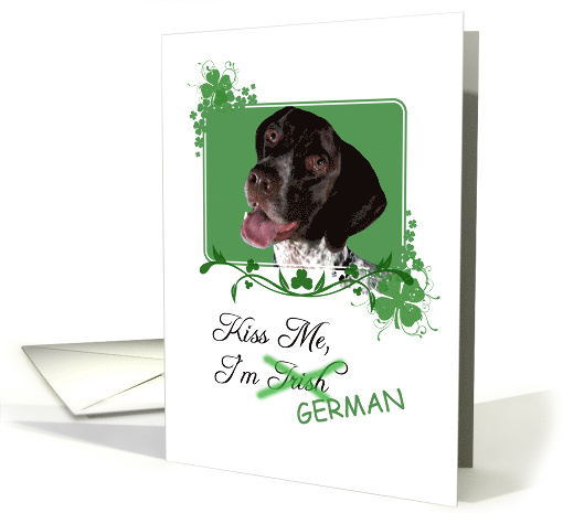 Kiss Me, I'm Irish (German)! - St Patrick's Day card (773252)