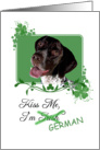 Kiss Me, I’m Irish (German)! - St Patrick’s Day card