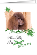 Kiss Me, I’m Irish (German)! - St Patrick’s Day card