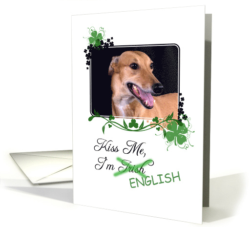 Kiss Me, I'm Irish (English)! - St Patrick's Day card (773419)